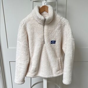 Baltic Cruising Cream Sherpa Pullover